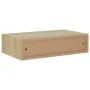 Wall shelves with drawer 2 pcs MDF oak 40x23.5x10 cm by vidaXL, Shelves and shelves - Ref: Foro24-330248, Price: 85,57 €, Dis...