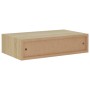 Wall shelf with oak MDF drawer 40x23.5x10 cm by vidaXL, Shelves and shelves - Ref: Foro24-330247, Price: 49,40 €, Discount: %