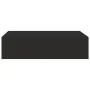 Black MDF wall shelf with drawer 40x23.5x10 cm by vidaXL, Shelves and shelves - Ref: Foro24-330243, Price: 42,53 €, Discount: %
