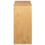 Cajonera SAUDA madera maciza de pino color roble 76,5x39x91 cm