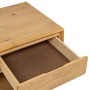 Mesa de centro SAUDA madera maciza pino color roble 99x55x45 cm
