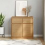 Aparador SAUDA madera maciza pino roble 80x43x75,5 cm
