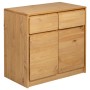 Aparador SAUDA madera maciza pino roble 80x43x75,5 cm