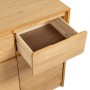 Aparador SAUDA madera maciza pino roble 80x43x75,5 cm