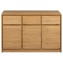 Aparador SAUDA madera maciza pino color roble 114x43x75,5 cm