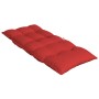 Cojines de silla con respaldo alto 2 uds tela Oxford rojo