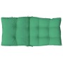 Cojines para silla con respaldo bajo 4 uds tela Oxford verde