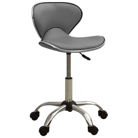 Grauer Bürostuhl aus Kunstleder von vidaXL, Bürostühle - Ref: Foro24-3088630, Preis: 84,65 €, Rabatt: %