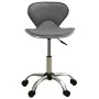 Grauer Bürostuhl aus Kunstleder von vidaXL, Bürostühle - Ref: Foro24-3088630, Preis: 82,92 €, Rabatt: %