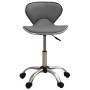 Grauer Bürostuhl aus Kunstleder von vidaXL, Bürostühle - Ref: Foro24-3088630, Preis: 84,65 €, Rabatt: %