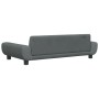 Dunkelgraues Kindersofa aus Samt, 100 x 54 x 33 cm von vidaXL, Baby- und Kleinkindmöbel - Ref: Foro24-3196381, Preis: 108,34 ...