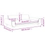 Dunkelgraues Kindersofa aus Samt, 100 x 54 x 33 cm von vidaXL, Baby- und Kleinkindmöbel - Ref: Foro24-3196381, Preis: 108,34 ...