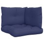 Cojines para muebles de palets 3 uds tela Oxford azul marino