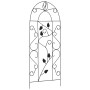 Soporte para plantas trepadoras 3 uds hierro negro 40x100 cm de vidaXL, Soportes para macetas - Ref: Foro24-47099, Precio: 31...