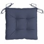 Cojines para silla 2 uds tela Oxford azul marino 40x40x7 cm