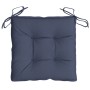 Cojines para silla 4 uds tela Oxford azul marino 50x50x7 cm