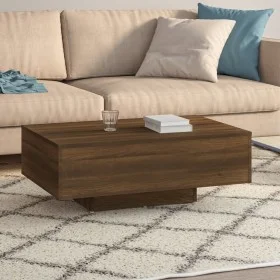 Mesa de centro madera contrachapada roble marrón 85x55x31 cm de vidaXL, Mesas de centro - Ref: Foro24-815761, Precio: 70,25 €...