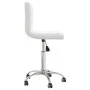Drehbarer Esszimmerstuhl aus weißem Kunstleder von vidaXL, Essstühle - Ref: Foro24-3087561, Preis: 87,48 €, Rabatt: %