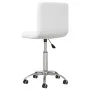 Drehbarer Esszimmerstuhl aus weißem Kunstleder von vidaXL, Essstühle - Ref: Foro24-3087561, Preis: 87,48 €, Rabatt: %