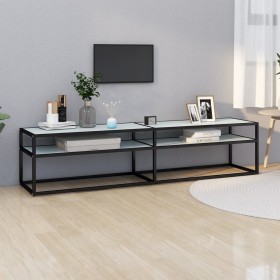 TV-Schrank aus gehärtetem Glas aus weißem Marmor, 180 x 40 x 40,5 cm von vidaXL, TV-Möbel - Ref: Foro24-331724, Preis: 106,35...