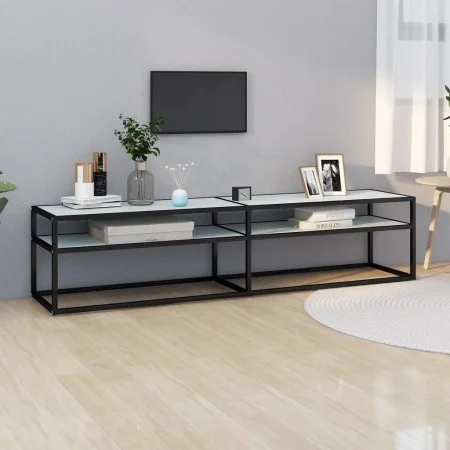 TV-Schrank aus gehärtetem Glas aus weißem Marmor, 180 x 40 x 40,5 cm von vidaXL, TV-Möbel - Ref: Foro24-331724, Preis: 104,73...
