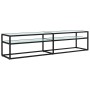 Mueble de TV vidrio templado color mármol blanco 180x40x40,5 cm de vidaXL, Muebles TV - Ref: Foro24-331724, Precio: 106,35 €,...