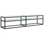 TV-Schrank aus gehärtetem Glas aus weißem Marmor, 180 x 40 x 40,5 cm von vidaXL, TV-Möbel - Ref: Foro24-331724, Preis: 104,73...