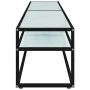 TV-Schrank aus gehärtetem Glas aus weißem Marmor, 180 x 40 x 40,5 cm von vidaXL, TV-Möbel - Ref: Foro24-331724, Preis: 104,73...