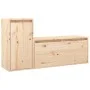 Muebles para TV 2 piezas madera maciza de pino de vidaXL, Muebles TV - Ref: Foro24-3100109, Precio: 102,40 €, Descuento: %