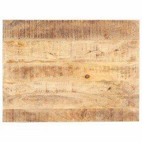 Superficie de mesa madera maciza de mango 15-16 mm 80x70 cm Superficie de mesa madera maciza de mango 15-16 mm 80x70 cm