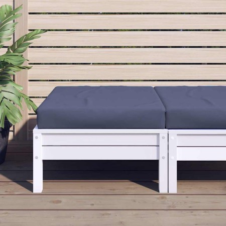 Cojín de muebles de palets tela Oxford azul marino 60x60x9,5 cm