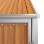 Gartengeräteschuppen aus verzinktem Stahl 88x89x161 cm von vidaXL, Schuppen - Ref: Foro24-316208, Preis: 121,19 €, Rabatt: %