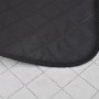 Colcha acolchada a doble cara negro blanco 230x260 cm