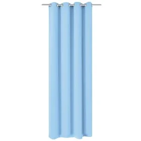 Blackout curtain with metal eyelets 270x245 cm turquoise by vidaXL, Curtains and curtains - Ref: Foro24-132209, Price: 46,89 ...