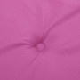 Cojines para silla de jardín 4 uds tela rosa 50x50x4 cm