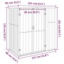Gartengeräteschuppen aus verzinktem Stahl, 161 x 89 x 161 cm von vidaXL, Schuppen - Ref: Foro24-316212, Preis: 160,16 €, Raba...