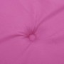 Cojines para silla de jardín 6 uds tela rosa 50x50x4 cm
