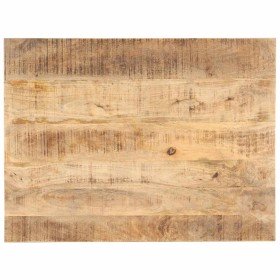 Superficie de mesa madera maciza de mango 25-27 mm 80x60 cm Superficie de mesa madera maciza de mango 25-27 mm 80x60 cm