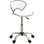 Weißer Hocker aus Kunstleder für einen Schönheitssalon von vidaXL, Friseurstühle - Ref: Foro24-323673, Preis: 82,11 €, Rabatt: %