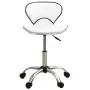 Weißer Hocker aus Kunstleder für einen Schönheitssalon von vidaXL, Friseurstühle - Ref: Foro24-323673, Preis: 82,11 €, Rabatt: %