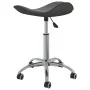 Grauer Hocker aus Kunstleder für den Schönheitssalon von vidaXL, Friseurstühle - Ref: Foro24-323688, Preis: 55,60 €, Rabatt: %