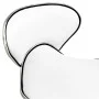 Weißer Hocker aus Kunstleder für einen Schönheitssalon von vidaXL, Friseurstühle - Ref: Foro24-323673, Preis: 82,11 €, Rabatt: %