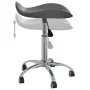 Grauer Hocker aus Kunstleder für den Schönheitssalon von vidaXL, Friseurstühle - Ref: Foro24-323688, Preis: 55,60 €, Rabatt: %