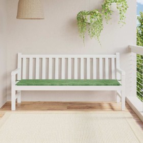 Cojín de banco de jardín Verde 180 x 50 x 4 cm Tela Oxford