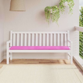 Cojín de banco de jardín Rosa 180 x 50 x 4 cm Tela Oxford