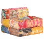 Modular patchwork fabric pouf by vidaXL, Cushions for chairs and sofas - Ref: Foro24-287702, Price: 140,51 €, Discount: %