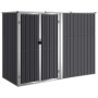 Gartengeräteschuppen aus verzinktem Stahl, 225 x 89 x 161 cm von vidaXL, Schuppen - Ref: Foro24-316215, Preis: 205,51 €, Raba...