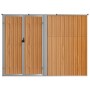 Gartengeräteschuppen aus verzinktem Stahl 225x89x161 von vidaXL, Schuppen - Ref: Foro24-316216, Preis: 195,94 €, Rabatt: %