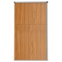 Cobertizo herramientas jardín acero galvanizado 225x89x161