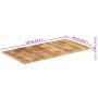 Tablero de mesa madera maciza de mango 25-27 mm 120x60 cm